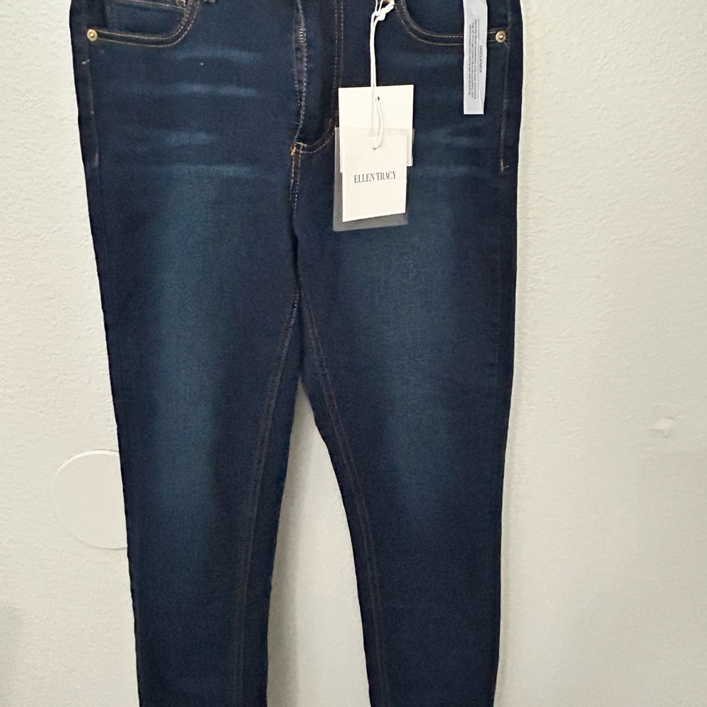 Ellen Tracy Highrise Skinny Jeans Size 10